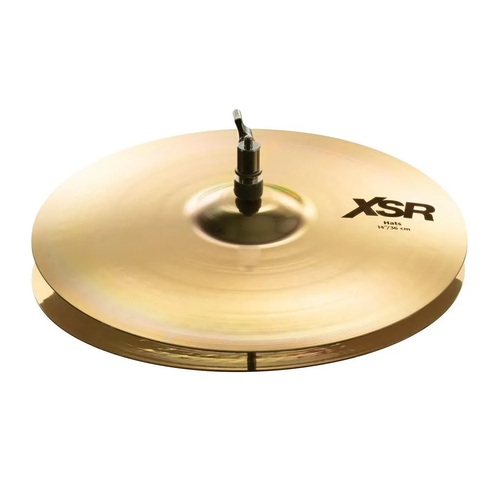 Sabian XSR1402B XSR Medium B20 Brilliant Finish Bright HiHats Cymbals 14in - Image 2