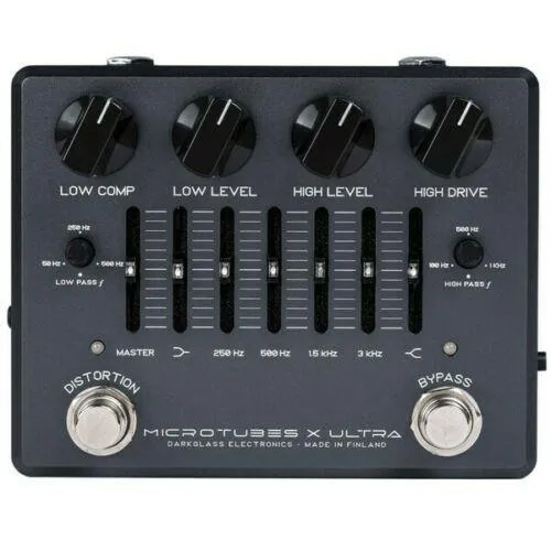 Darkglass Microtubes X Ultra Bass Preamp Pedal 6 Band graphic EQ - Image 2