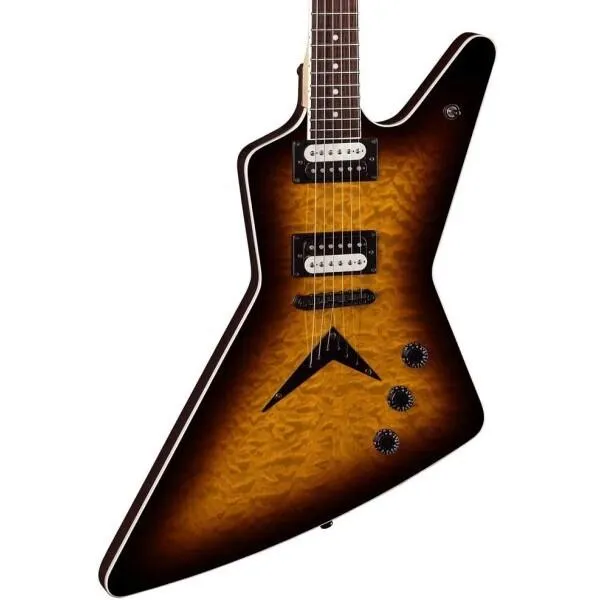 Dean ZX Quilted Maple Trans Brazilia Electric Guitar - Image 2