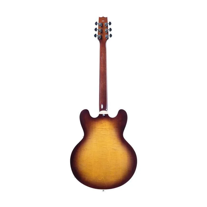 Heritage Standard H-535 Semi-Hollow Electric Guitar with Case Sunburst - Image 3