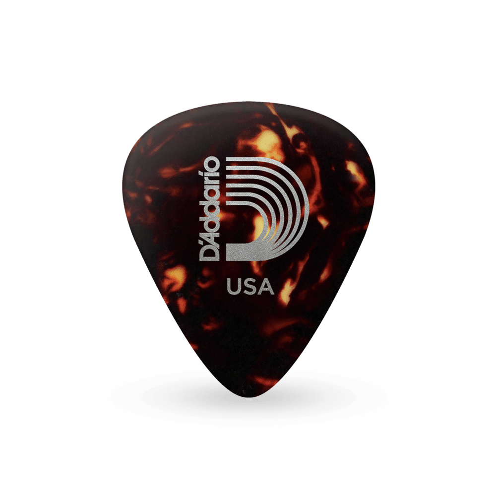 D'Addario Shell-Color Celluloid Guitar Picks, 25 pack, Heavy - Image 3