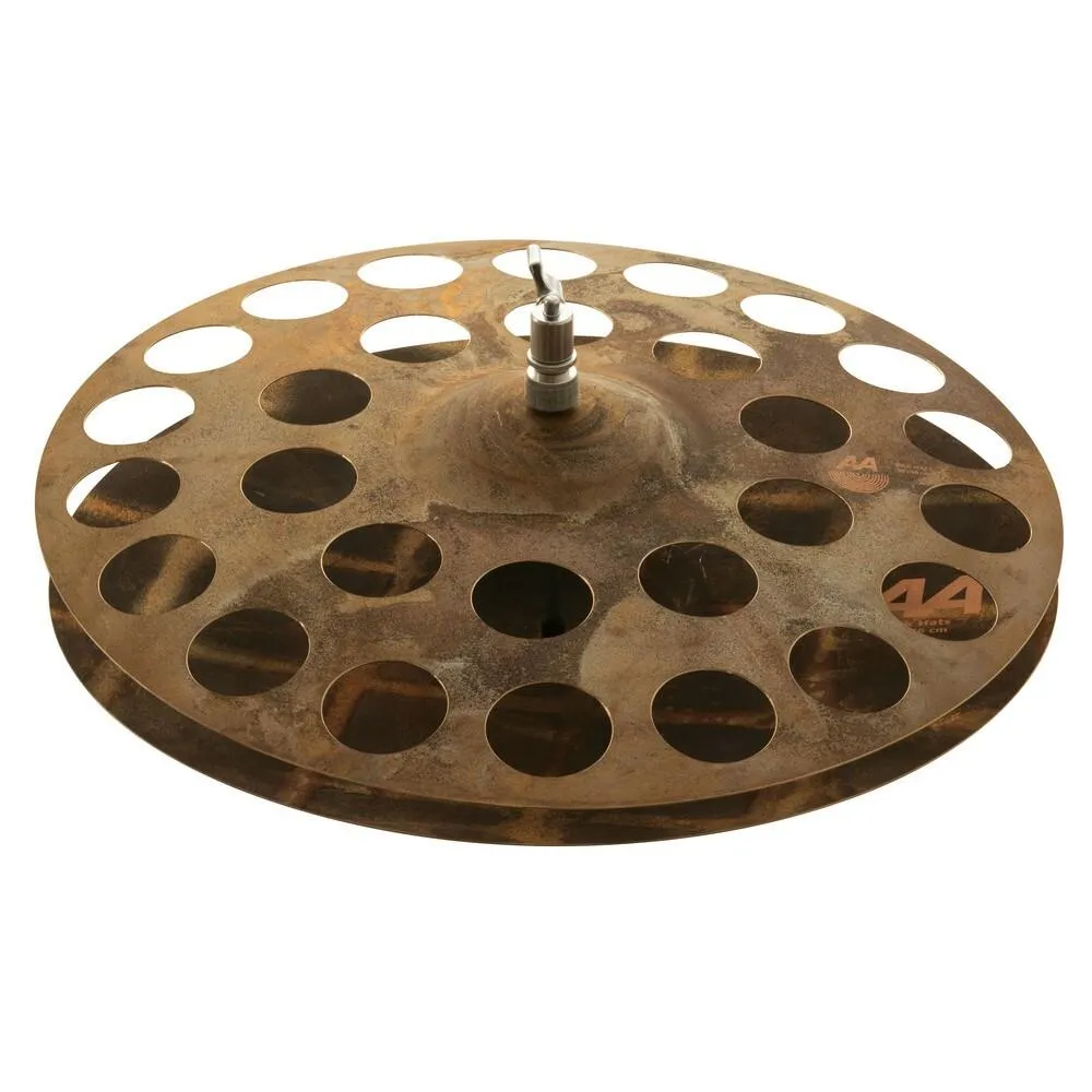 Sabian 218SHN AA Series Apollo Sick Hi-Hats Dry Raw B20 Bronze Cymbal 18in - Image 3