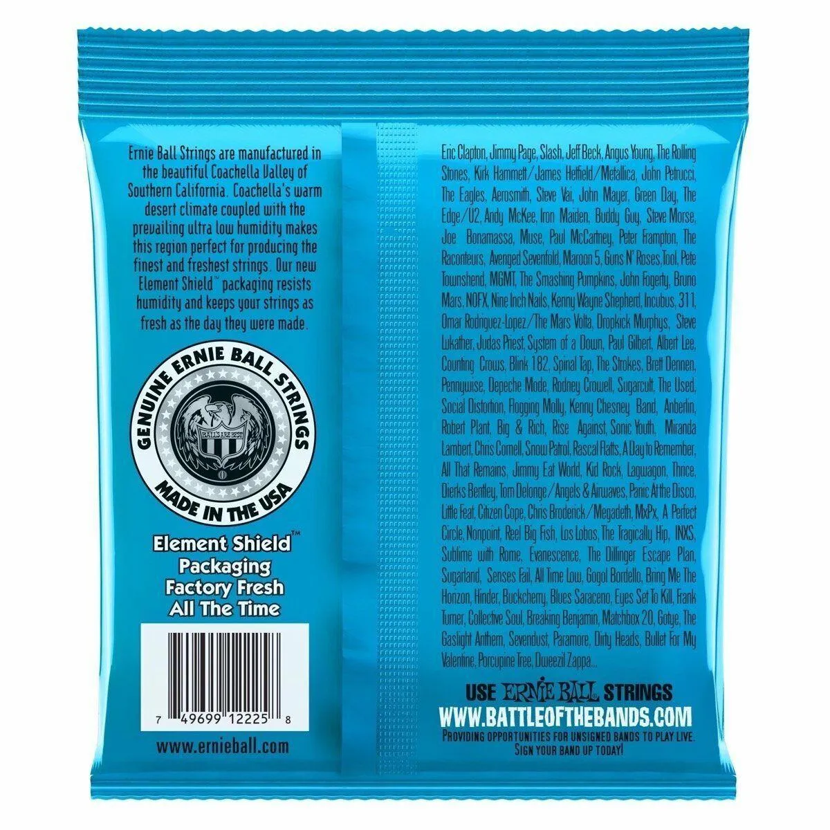 Ernie ball 2225 Extra Slinky Electric guitar strings Gauge 8 - 38 4 sets - Image 3