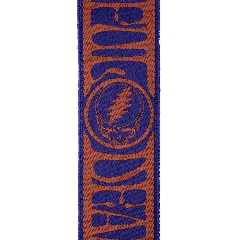 D'Addario Grateful Dead Woven, Steal Your Face, Red/Blue - Image 3