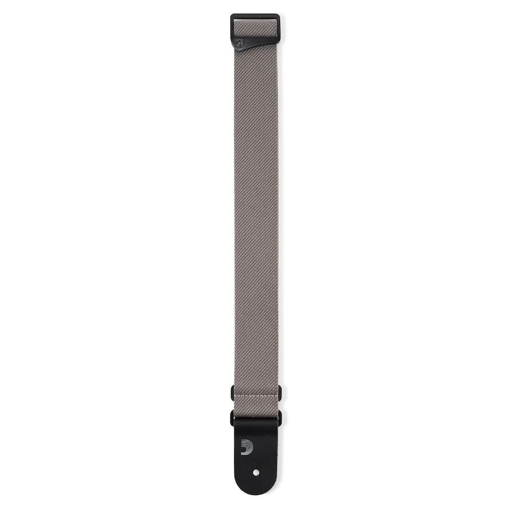 D'Addario Classic Tweed Guitar Strap, Grey - Image 3