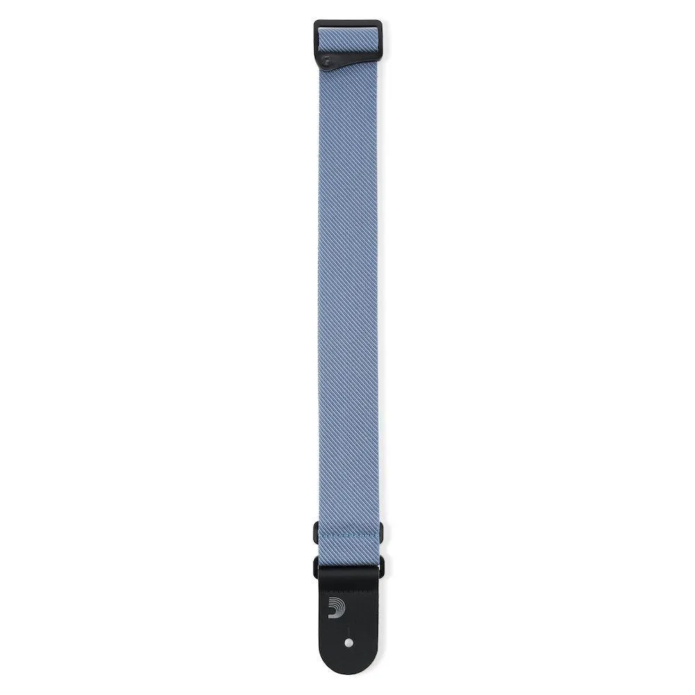D'Addario Classic Tweed Guitar Strap, Blue - Image 3