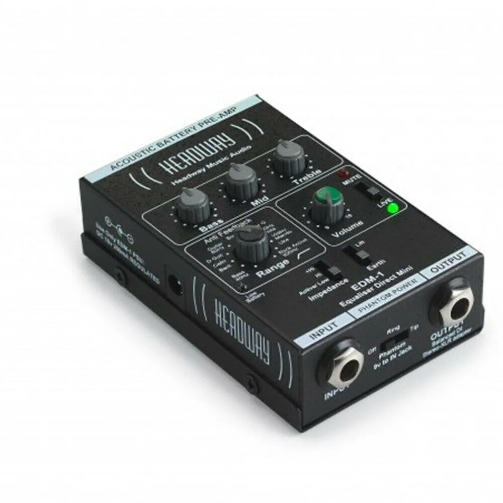 Headway VL3 Active Violin Pickup Package with EDM-1 Direct Acoustic D1/Preamp - Image 3