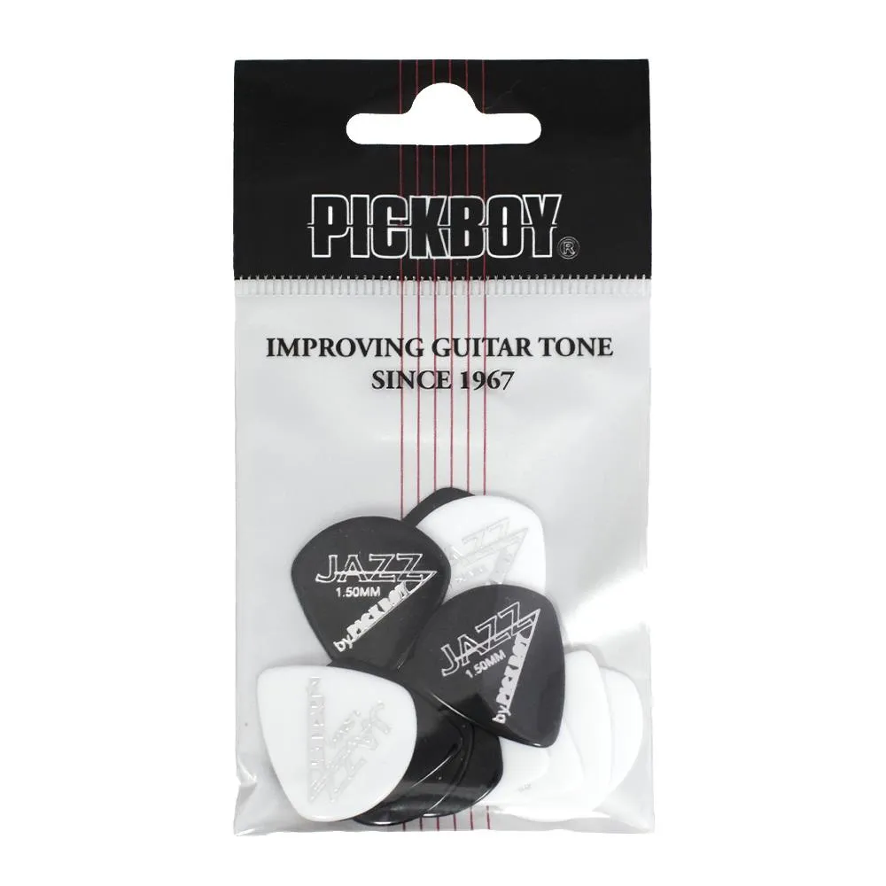Pickboy Guitar Pick – Celluloid Jazz mixed ( 12 pack ) 1.50mm - Image 3
