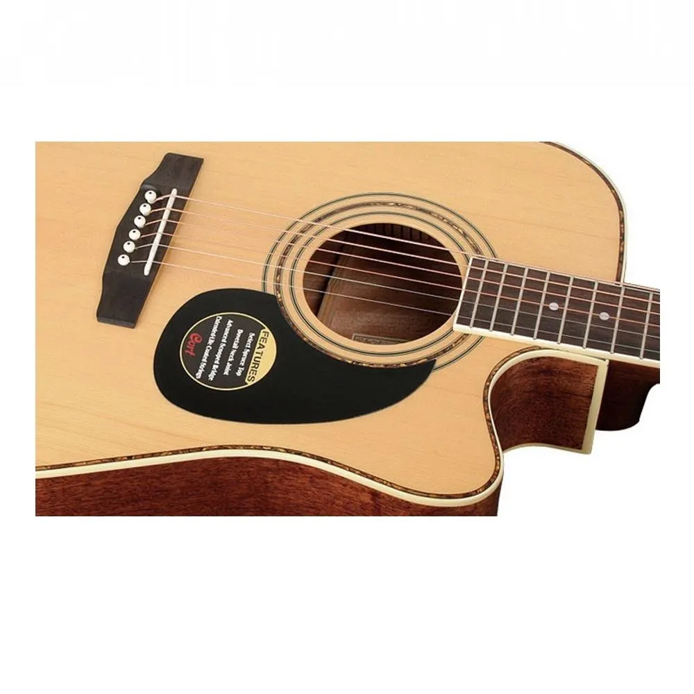Cort AD880CE NS Dreadnought Cutaway Acoustic / Electric Guitar - Image 3