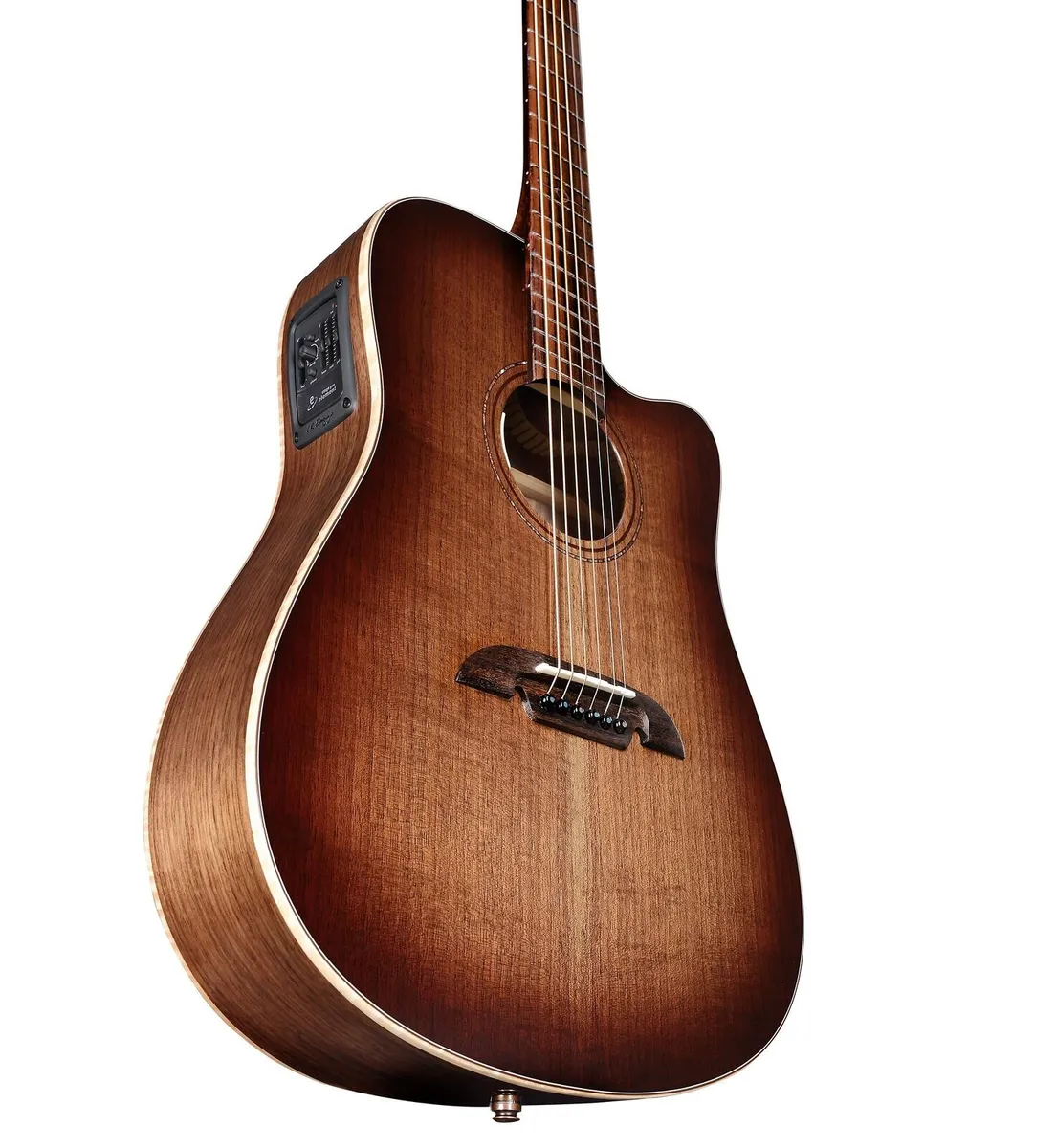 Alvarez ADWS77CESHB Artist Elite Dreadnought Acoustic-Electric Guitar - Image 3
