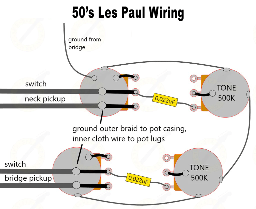 Big Bang Tone Custom Prewired Kit for Gibson Les Paul - Long Shaft - Image 3