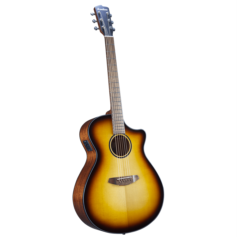 Breedlove ECO Discovery Series Concerto Acoustic / Electric Guitar - Edgeburst - Image 3