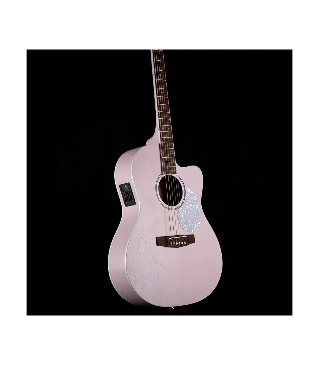 Cort Jade Classic PPOP Small Body Acoustic Guitar - Pink Pastel - Image 3