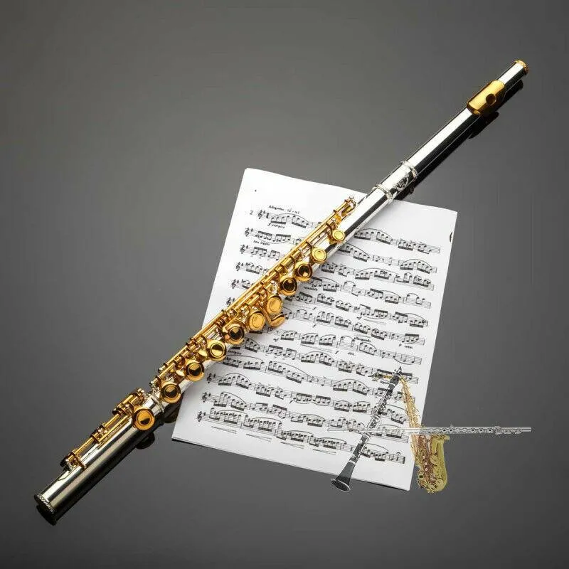 Suzuki Concertino Series Flute CCF-1 Silver Plated c/w Gold Plated Keys RRP $799 - Image 3
