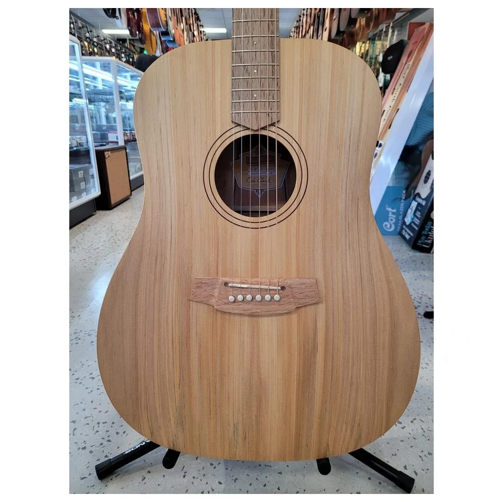 Cole Clark Fat Lady 1 Acoustic / Electric Guitar - Left Hand Bunya / Mahogany - Image 3