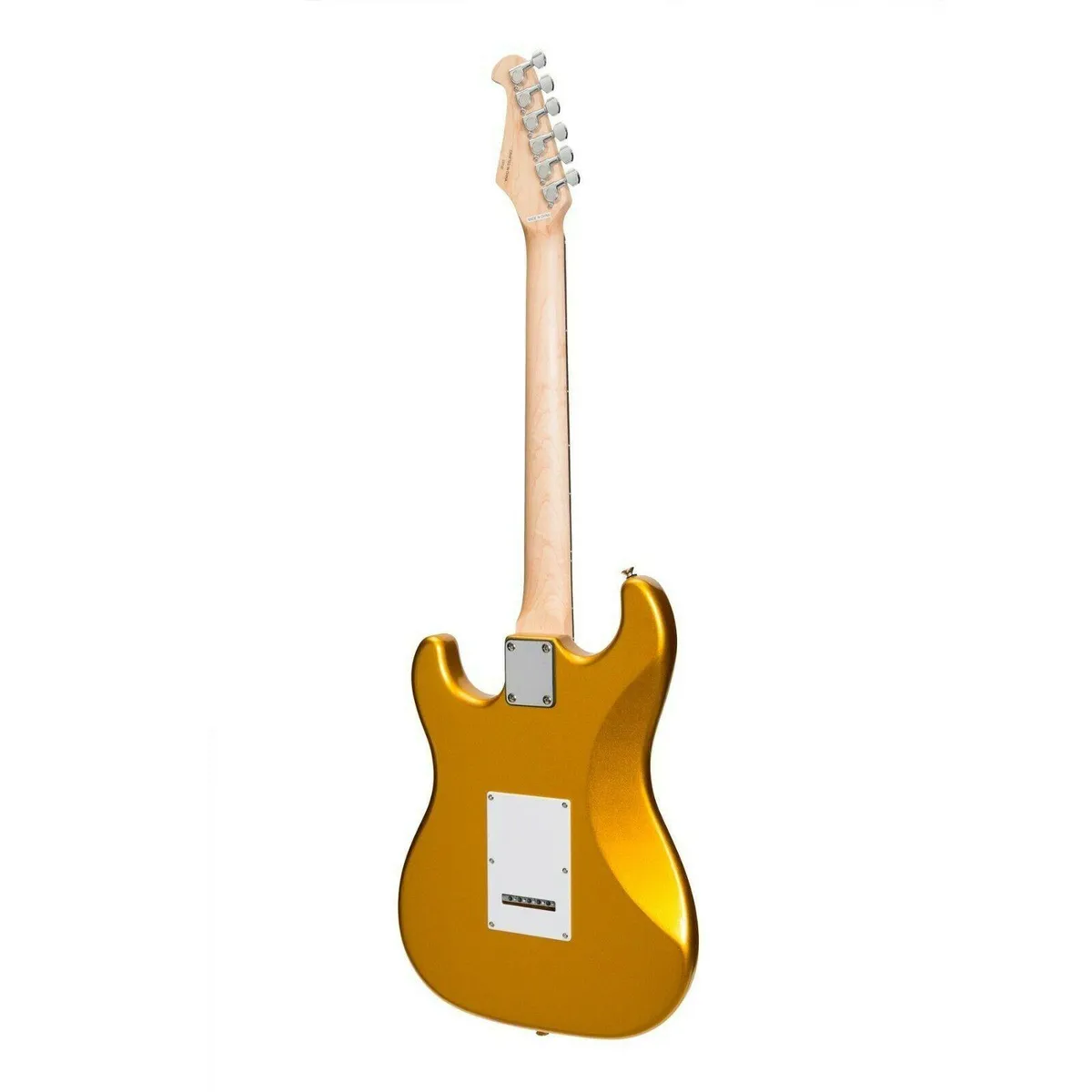 Casino ST-Style Electric Guitar (Gold Metallic) w/ Bag and Strap - Image 3