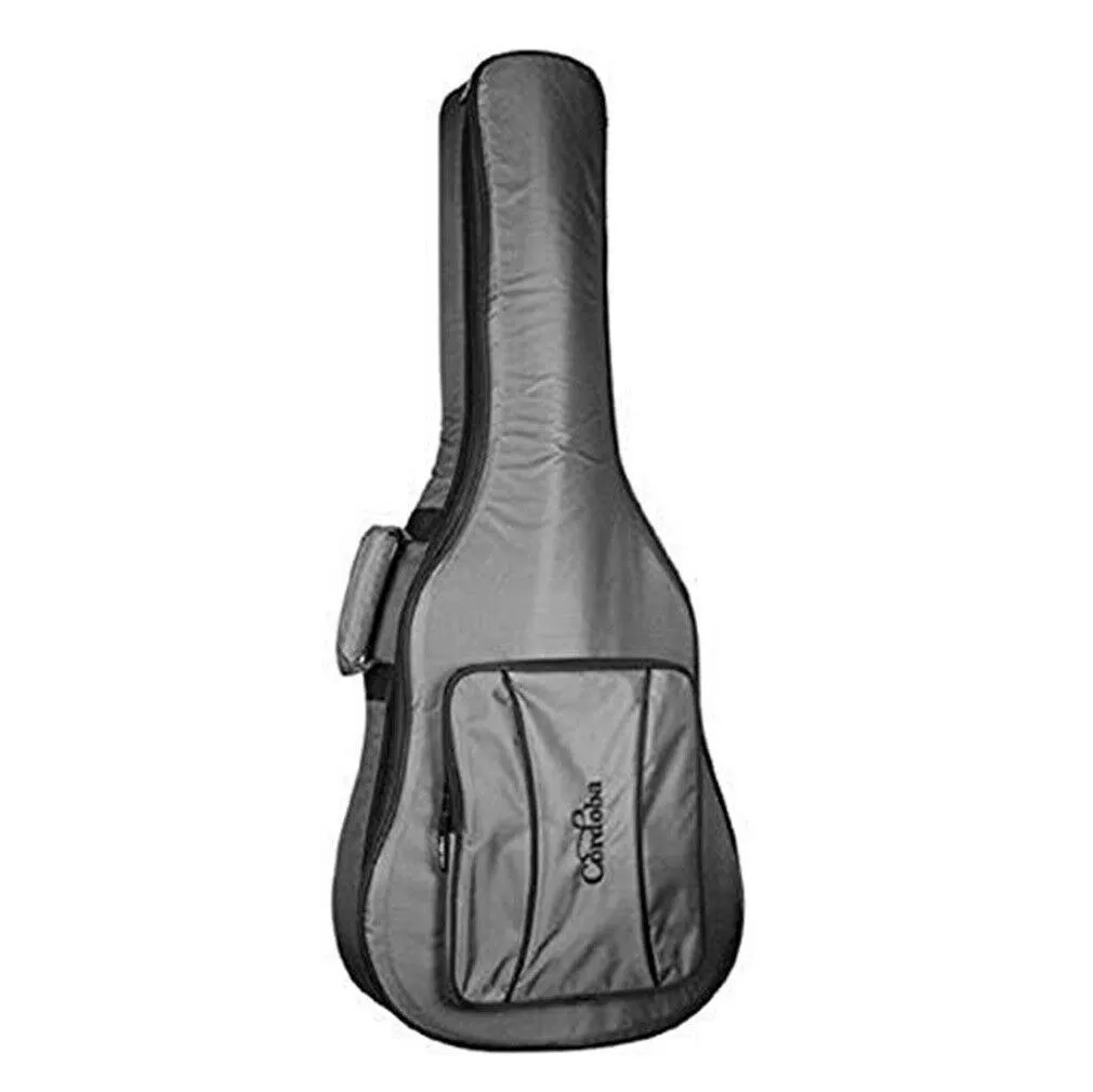 Cordoba 14 Jet Black Acoustic/Electric Nylon String Guitar w/ Gig Bag - Image 3