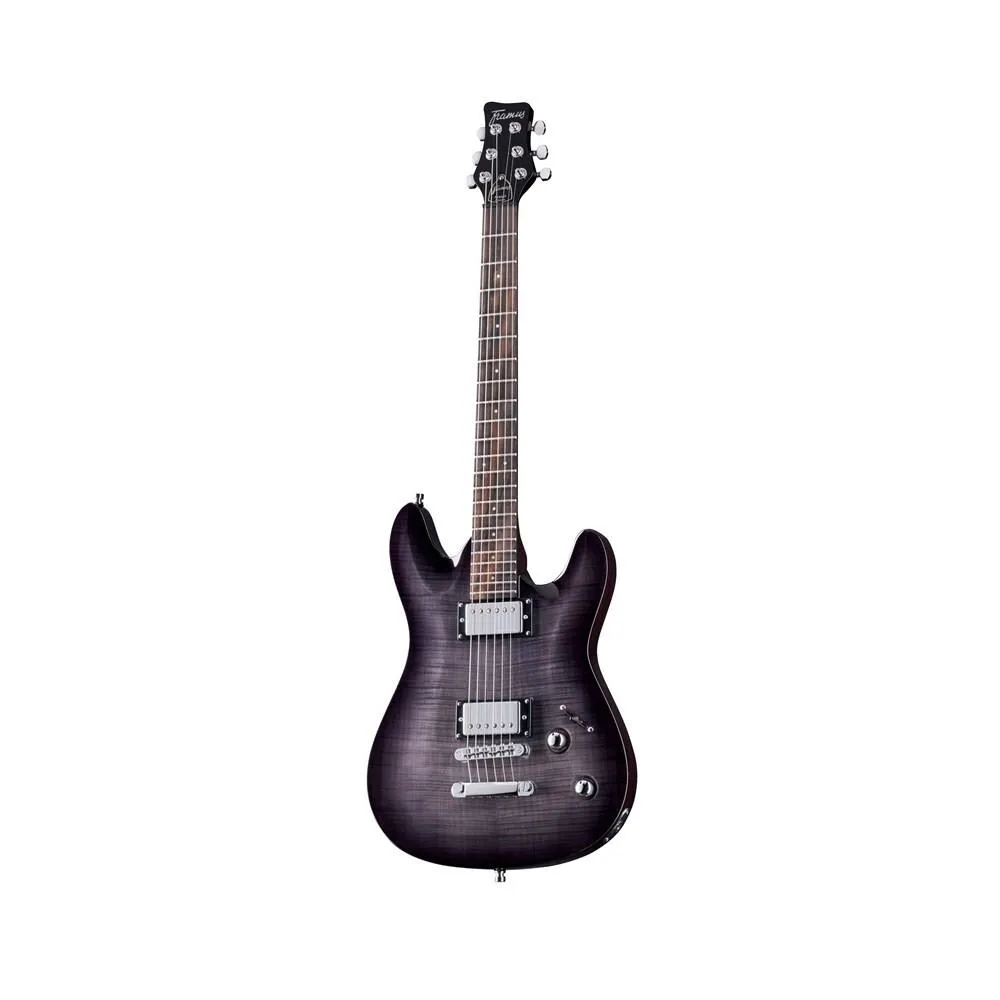 Framus D-Series Diablo Supreme Electric Guitar Nirvana Black Transparent High Polish - Image 3