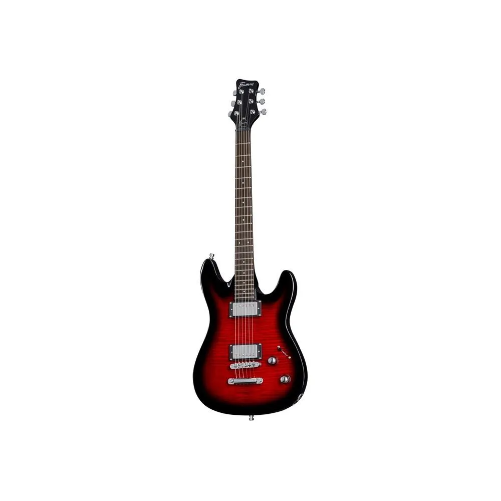FRAMUS D-Series Diablo Supreme Electric Guitar Burgundy Burst - Image 3