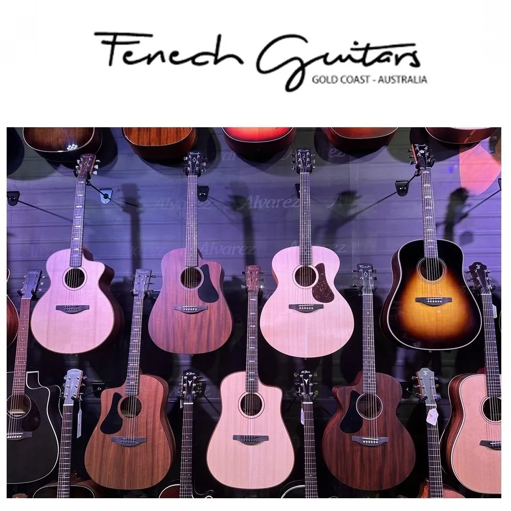 Fenech Guitars Delta Blues GA Acoustic / Electric Guitar Left Handed - Image 3