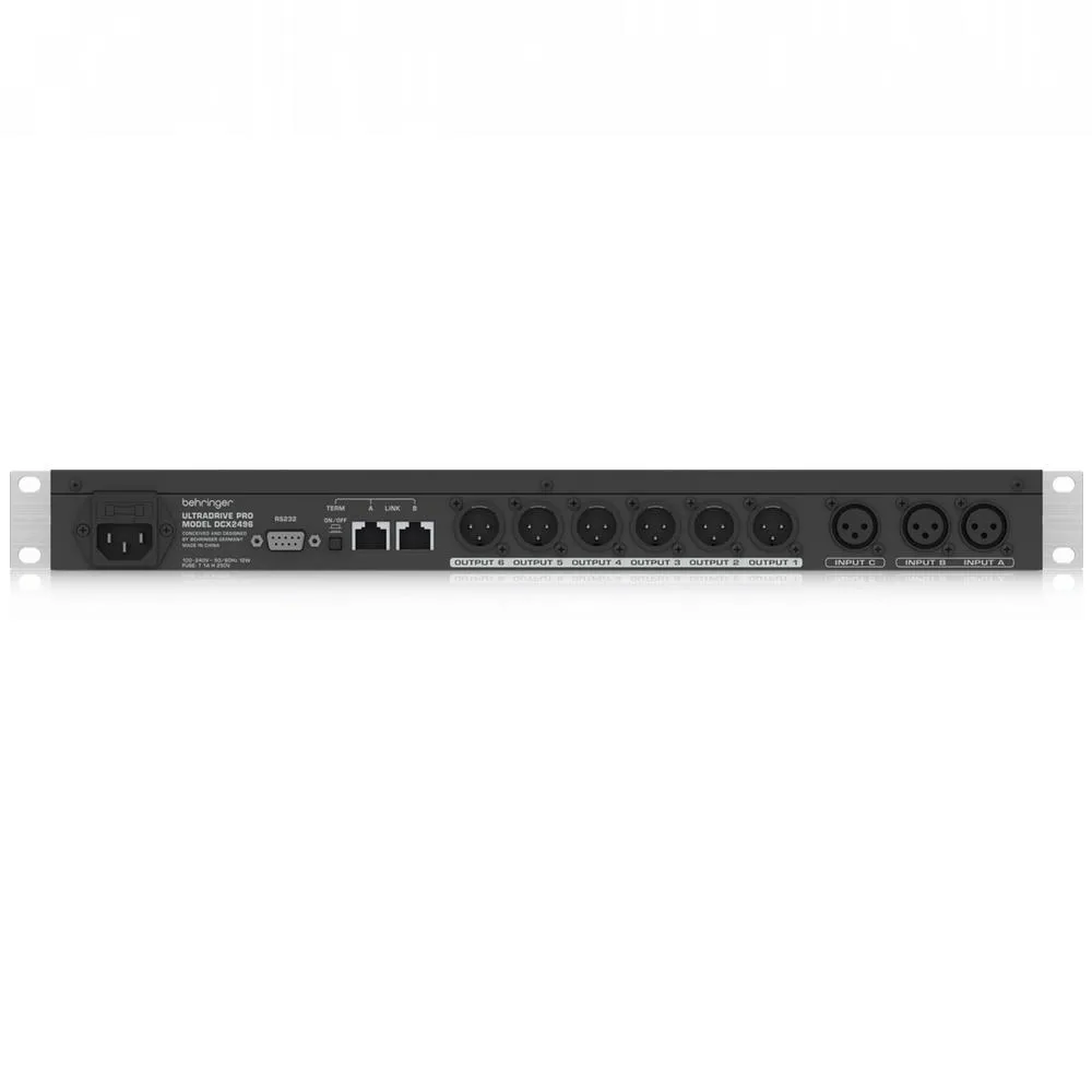 Behringer UltraDrive DCX2496LE Loudspeaker Management System - Image 3