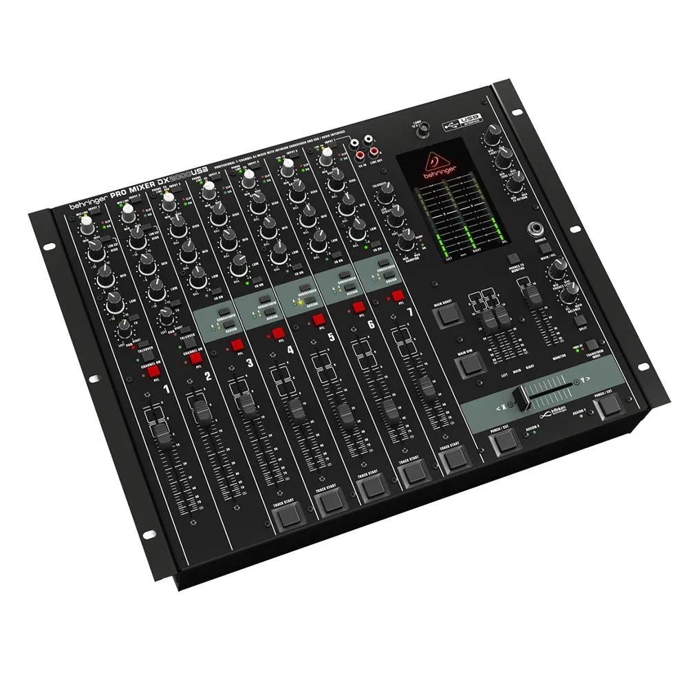The Behringer Professional 7-Channel DX2000USB Pro DJ Mixer USB Audio Interface - Image 3
