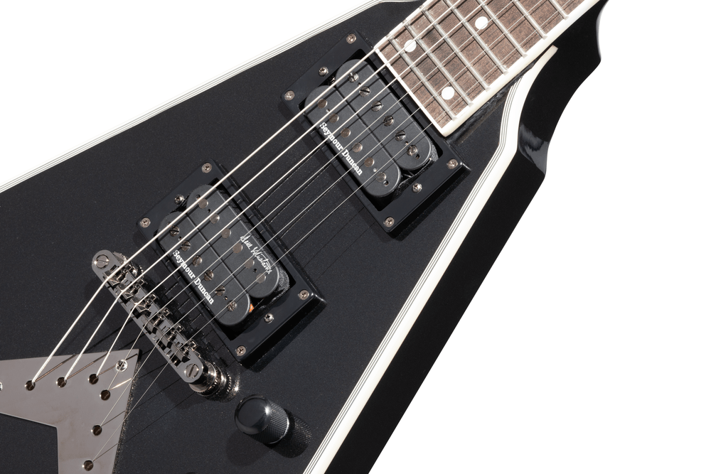 Epiphone Dave Mustaine Flying V Custom Electric Guitar - Black - Image 3