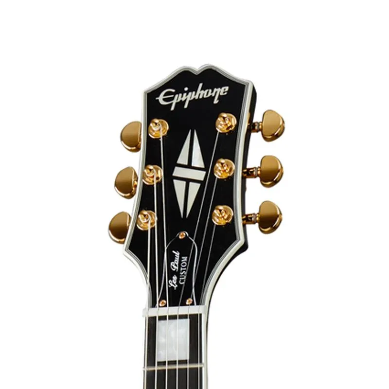 Epiphone Les Paul Custom Electric Guitar - Ebony - Image 3