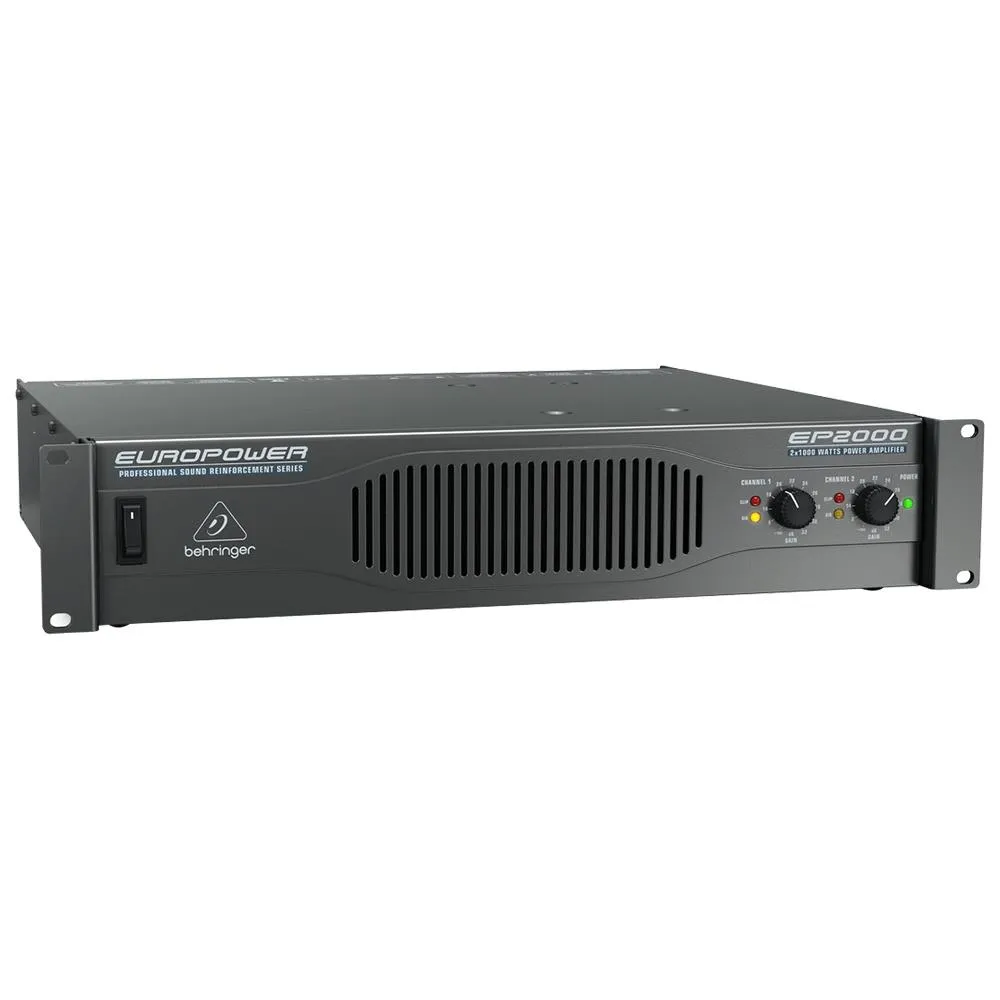 The Behringer Professional 2,000-Watt Europower EP2000 PA Stereo Power Amplifier - Image 3