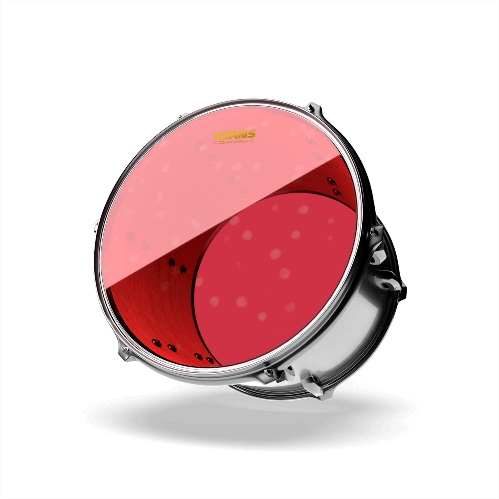 Evans Hydraulic Red Fusion Pack (10", 12", 14") with 14" UV1 Coated Snare Batter - Image 3