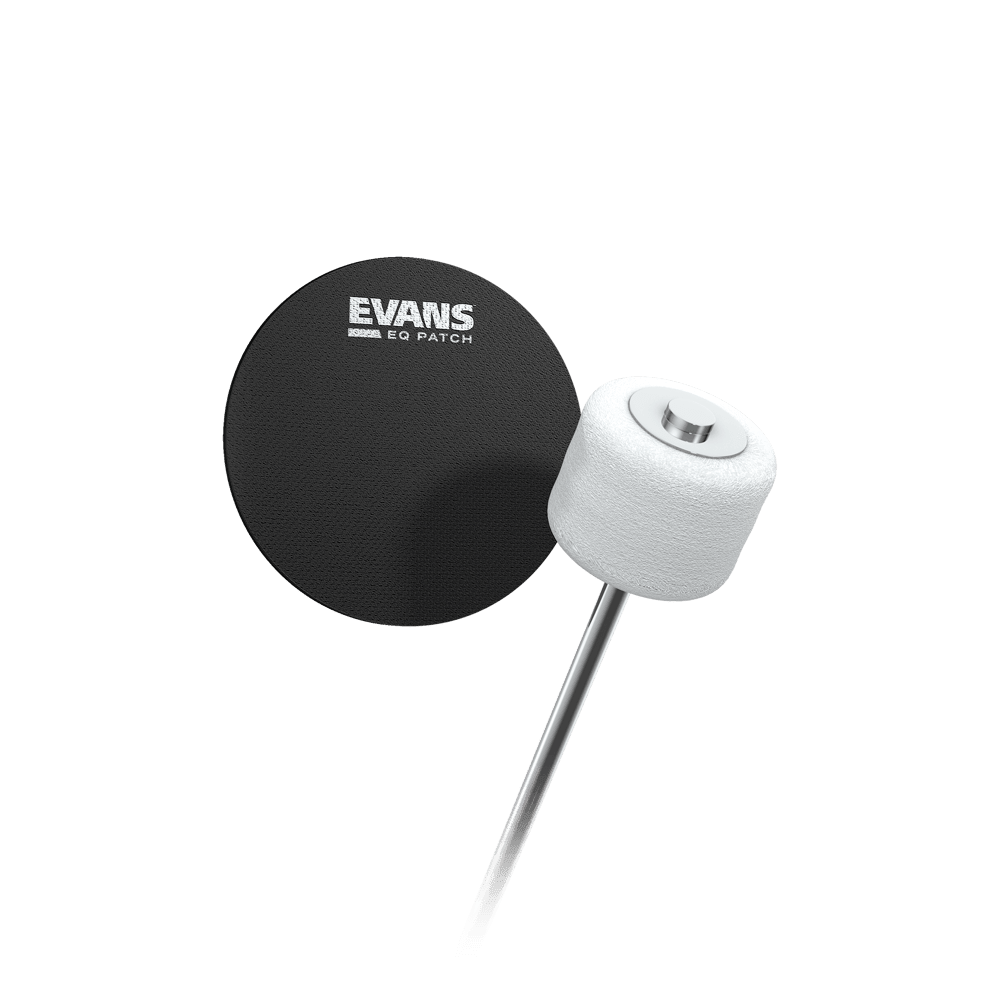 Evans EQ Single Pedal Patch, Black Nylon - Image 3