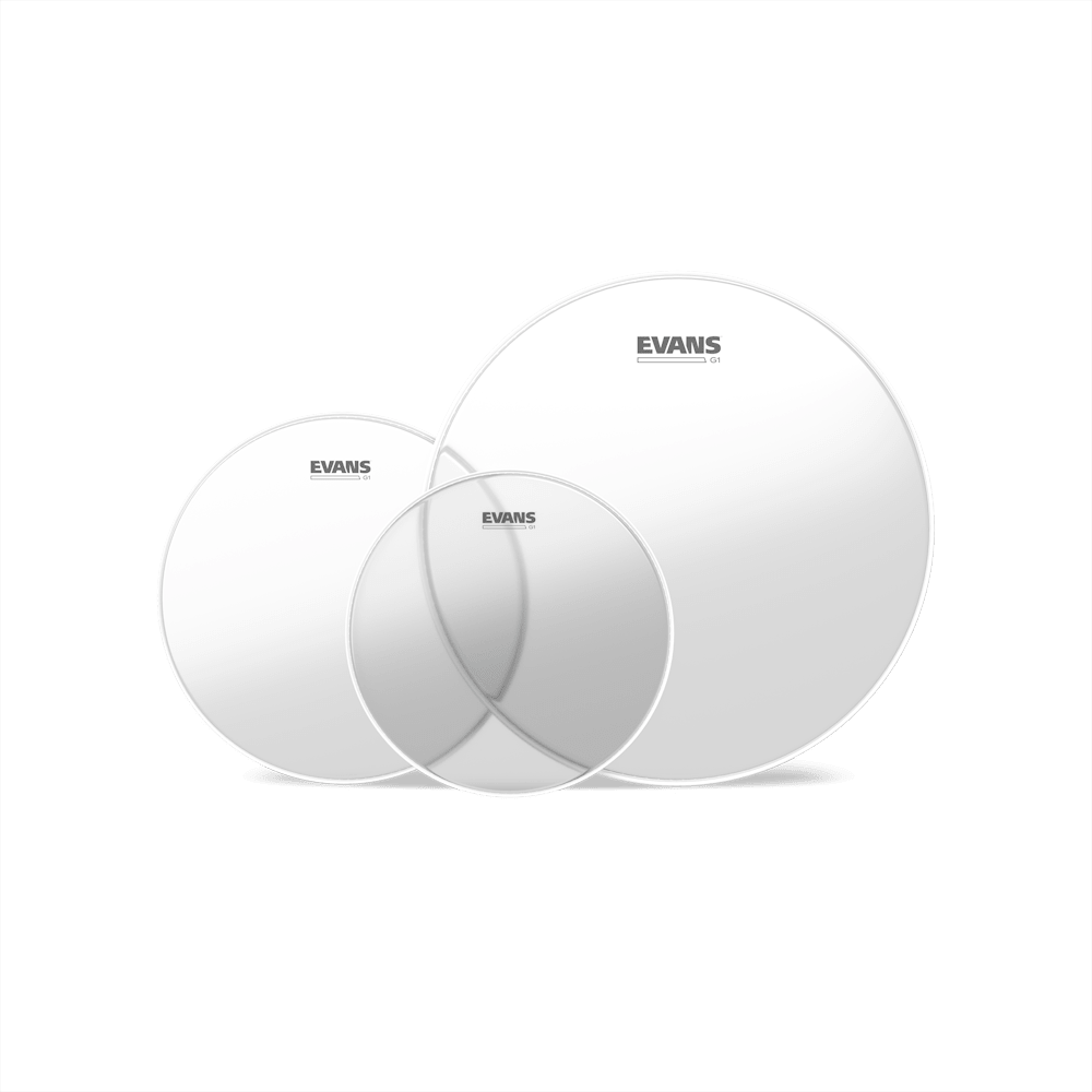 Evans G1 Tompack Clear Rock Single ply (10 inch, 12 inch, 16 inch) - Image 3
