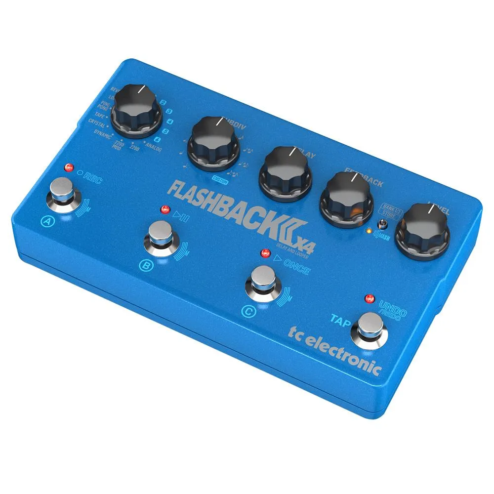 TC Electronic Legendary Flashback 2x4 Delay Built-In TonePrint Effects Pedal - Image 3
