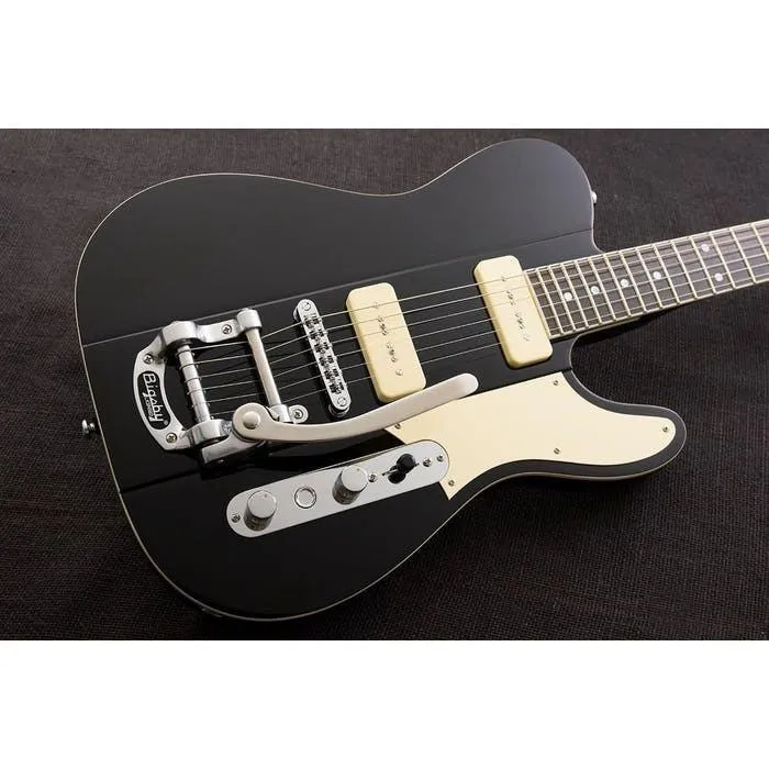 Reverend Greg Koch Gristle 90 Solidbody Electric Guitar - Midnight Black - Image 3