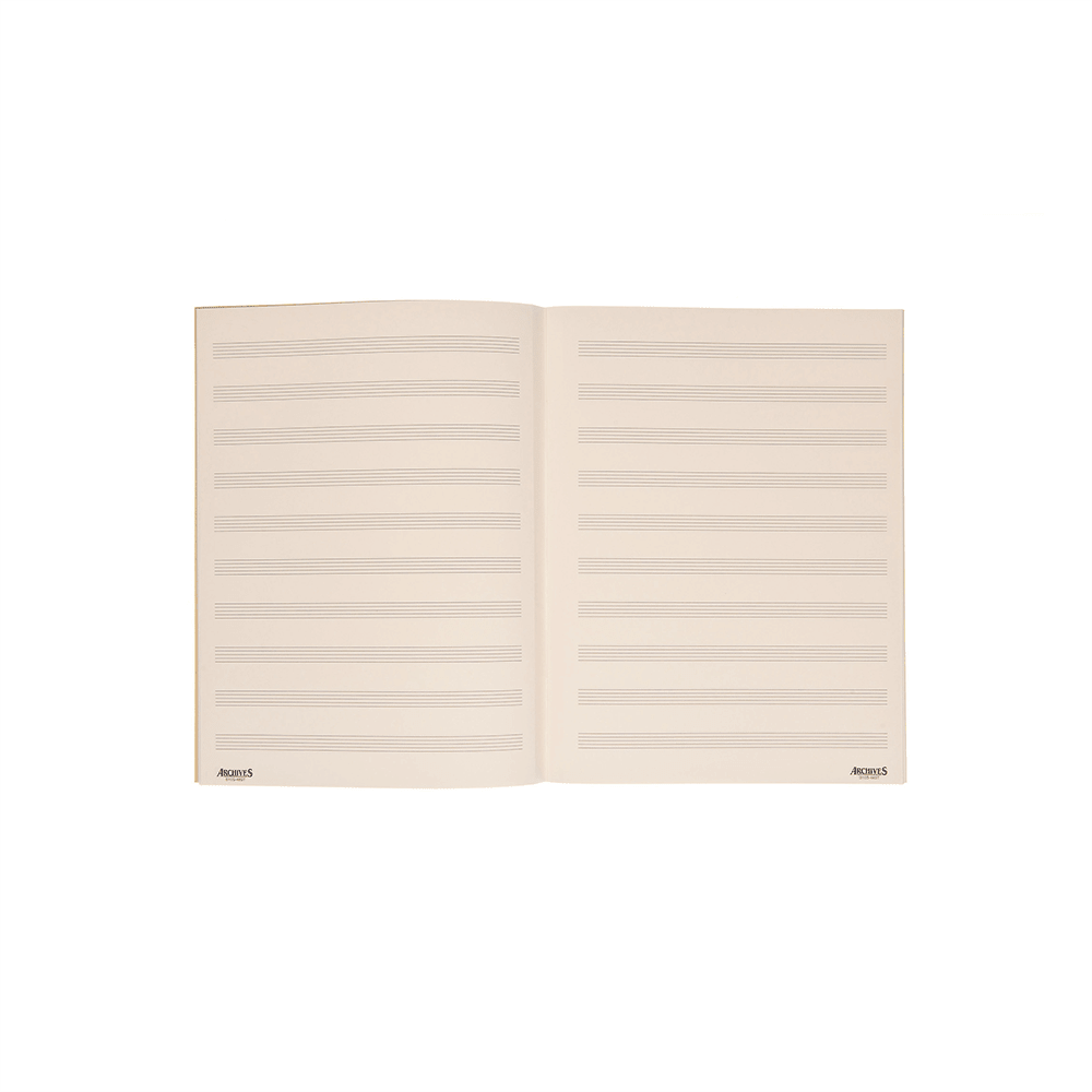 Archives Standard Bound Manuscript Paper Book, Guitar Tab, 48 Pages - Image 3
