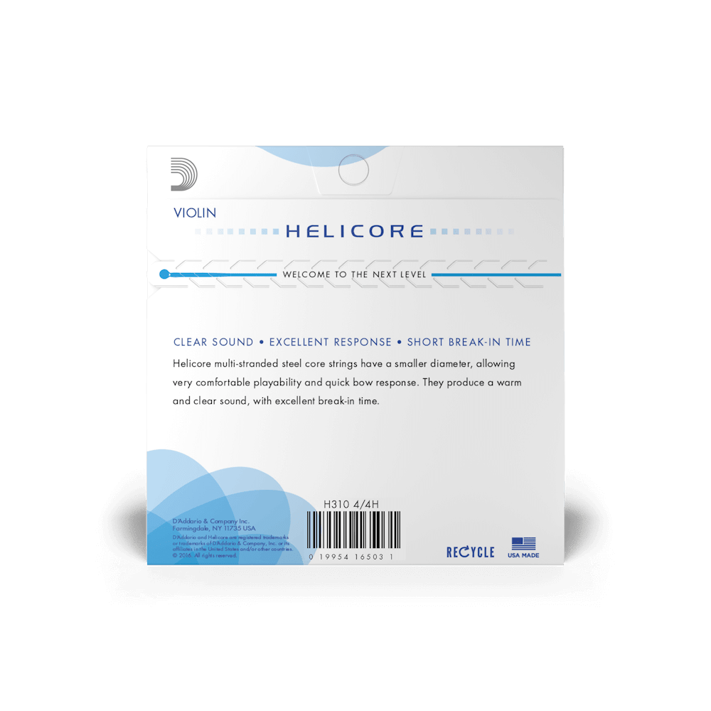 D'Addario Helicore Violin Single Low C String, 4/4 Scale, Heavy Tension - Image 3