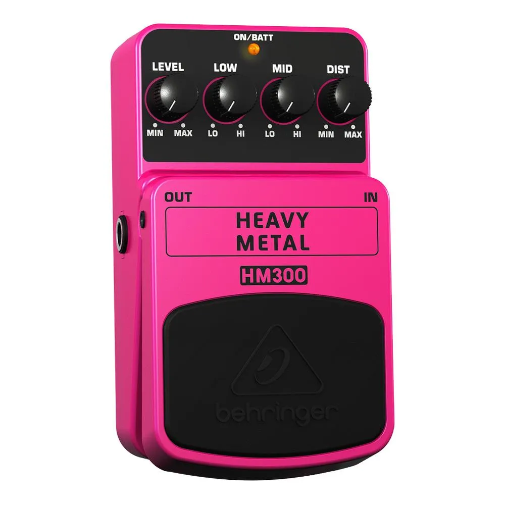 The Behringer HM300 Ultra-High Gain Heavy Metal Distorion Effects Pedal - Image 3
