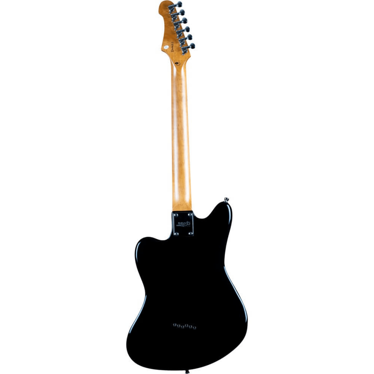 Jet JJ-350 HH Electric Guitar with Maple Fretboard – Black - Image 3