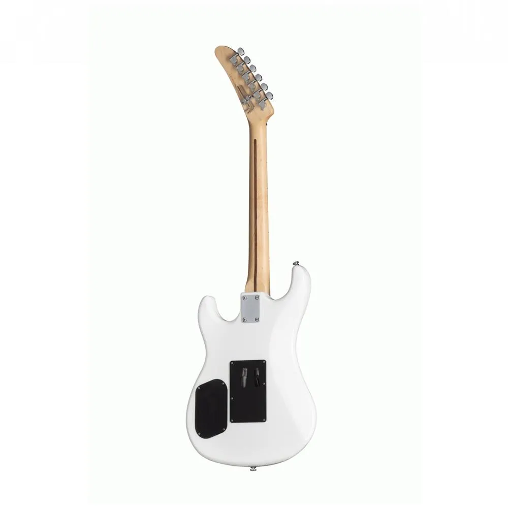 Kramer The 84 Electric Guitar - 3D Black White Swirl with EVH D-Tuna - Image 3