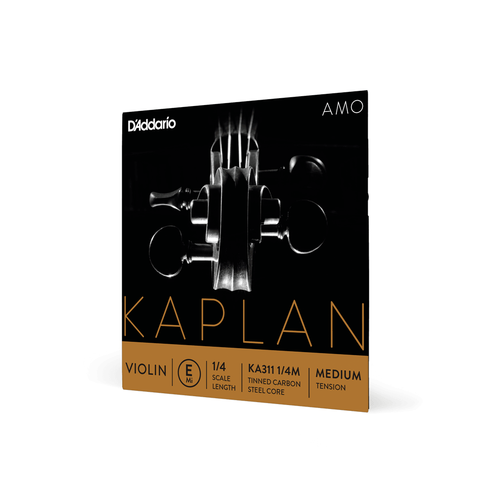 D'Addario Kaplan Amo Violin E String, 1/4 Scale, Medium Tension - Image 3
