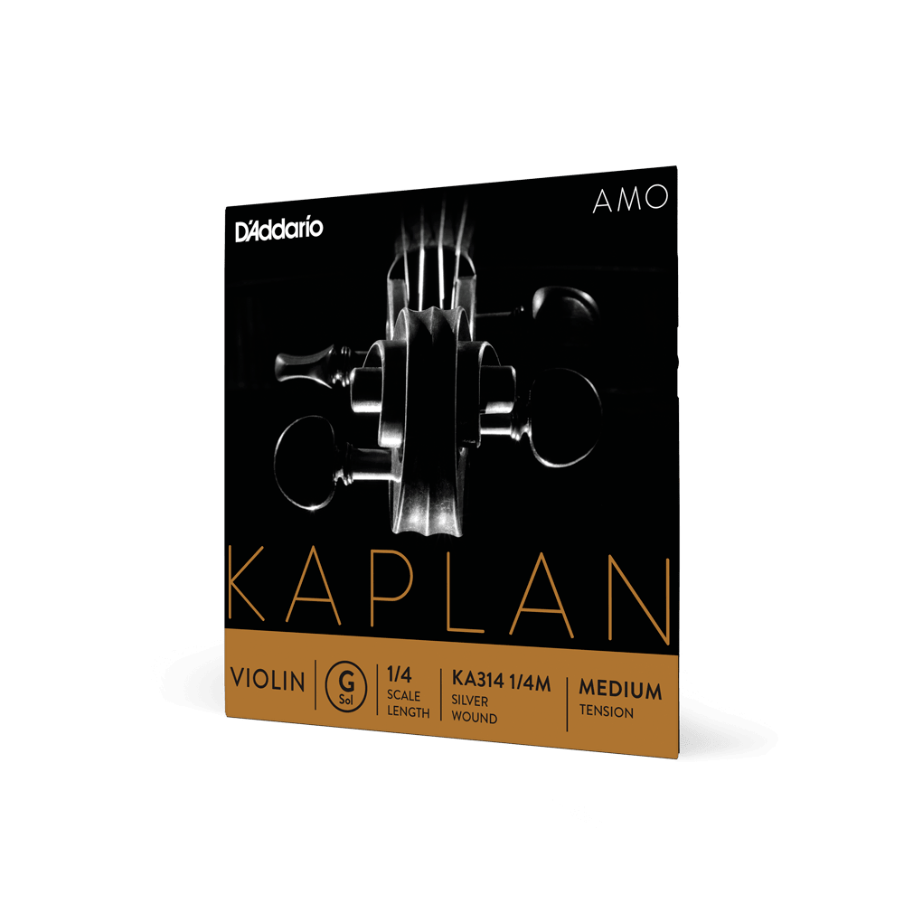 D'Addario Kaplan Amo Violin G String, 1/4 Scale, Medium Tension - Image 3