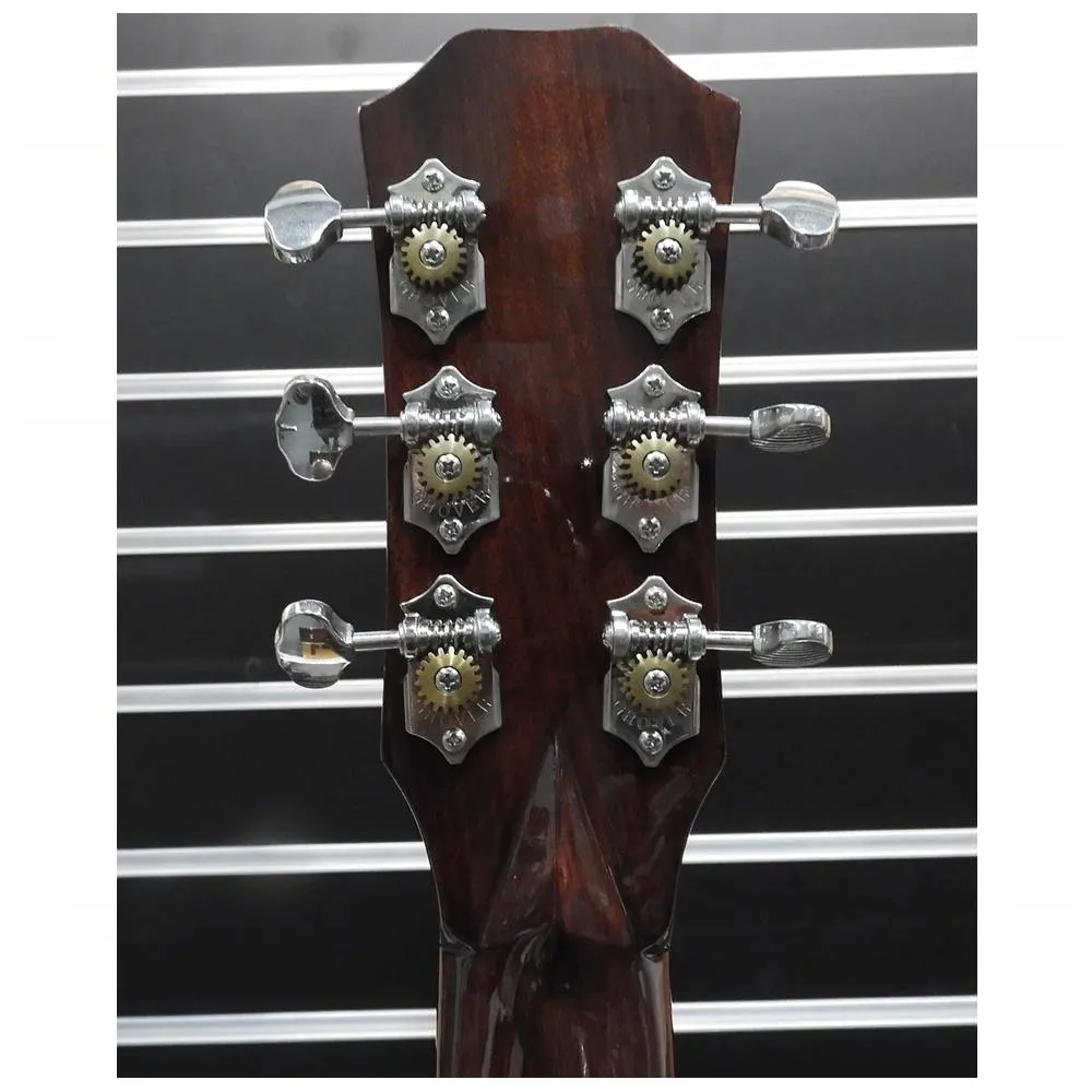 LA Guitars all Solid wood Dreadnought Acoustic Guitar - Image 3