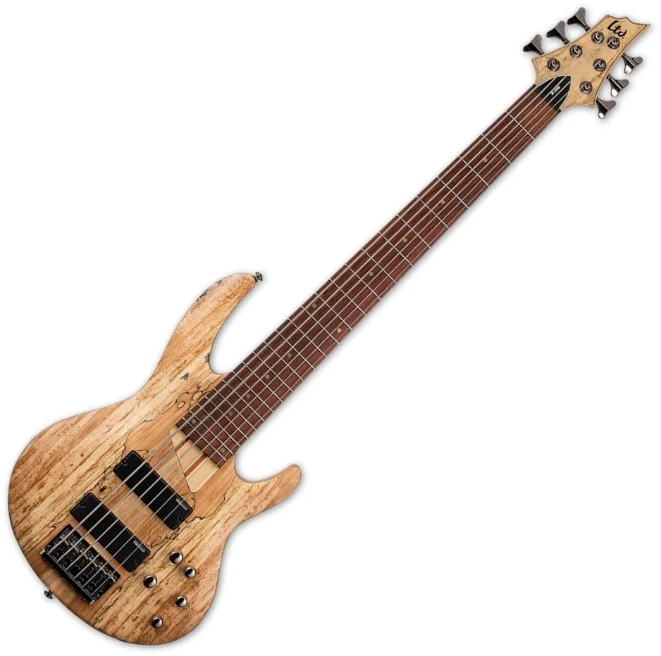 ESP Guitars 6 String LTD B-206SM Series Bass Guitar - Natural Satin - Image 3