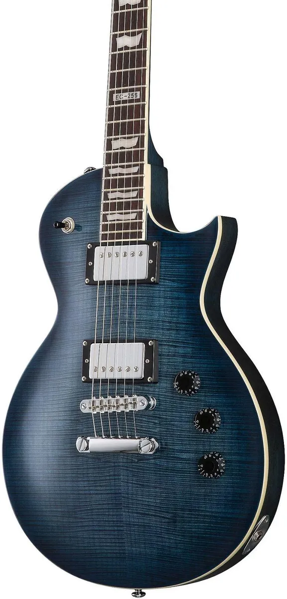 ESP LTD EC-256 Eclipse Electric Guitar in Cobalt Blue - Image 3