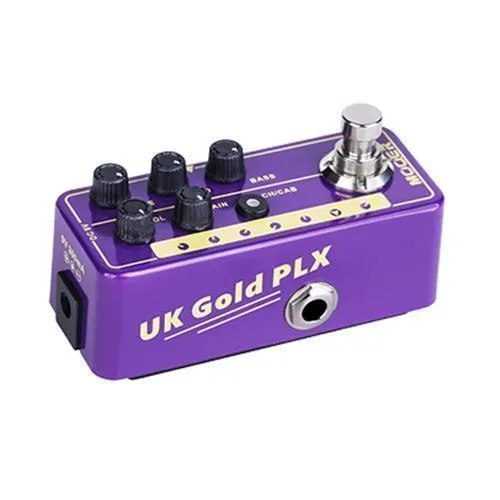 Mooer 'UK Gold PLX 019' Digital Micro Preamp Guitar Effects Pedal - Image 3