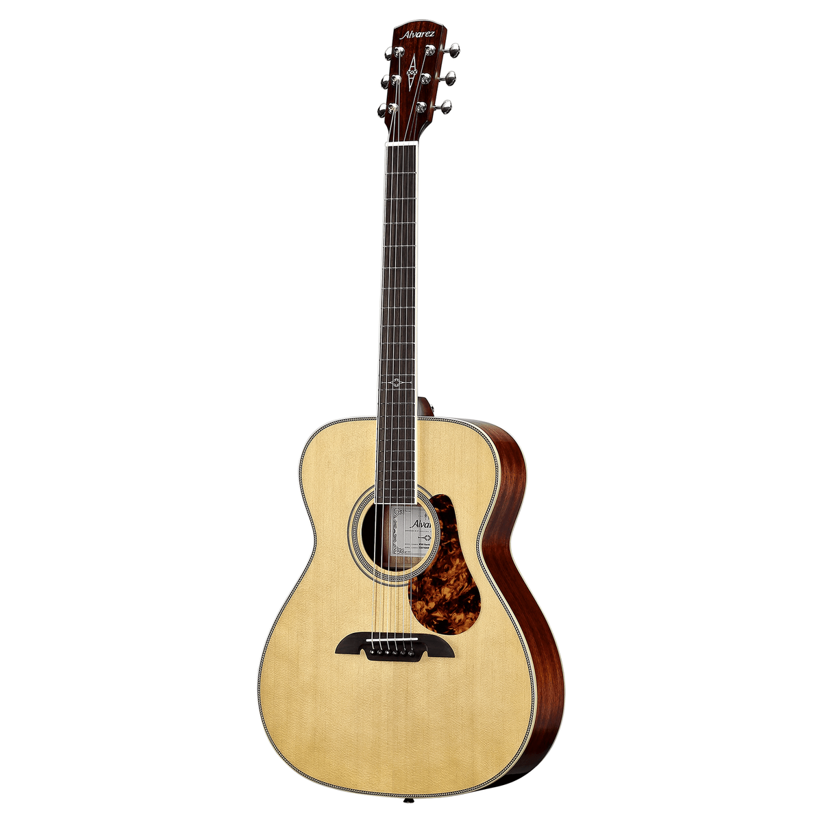 Alvarez MF60HB Masterworks Folk 60 Spruce Mahogany Acoustic Guitar - Image 3