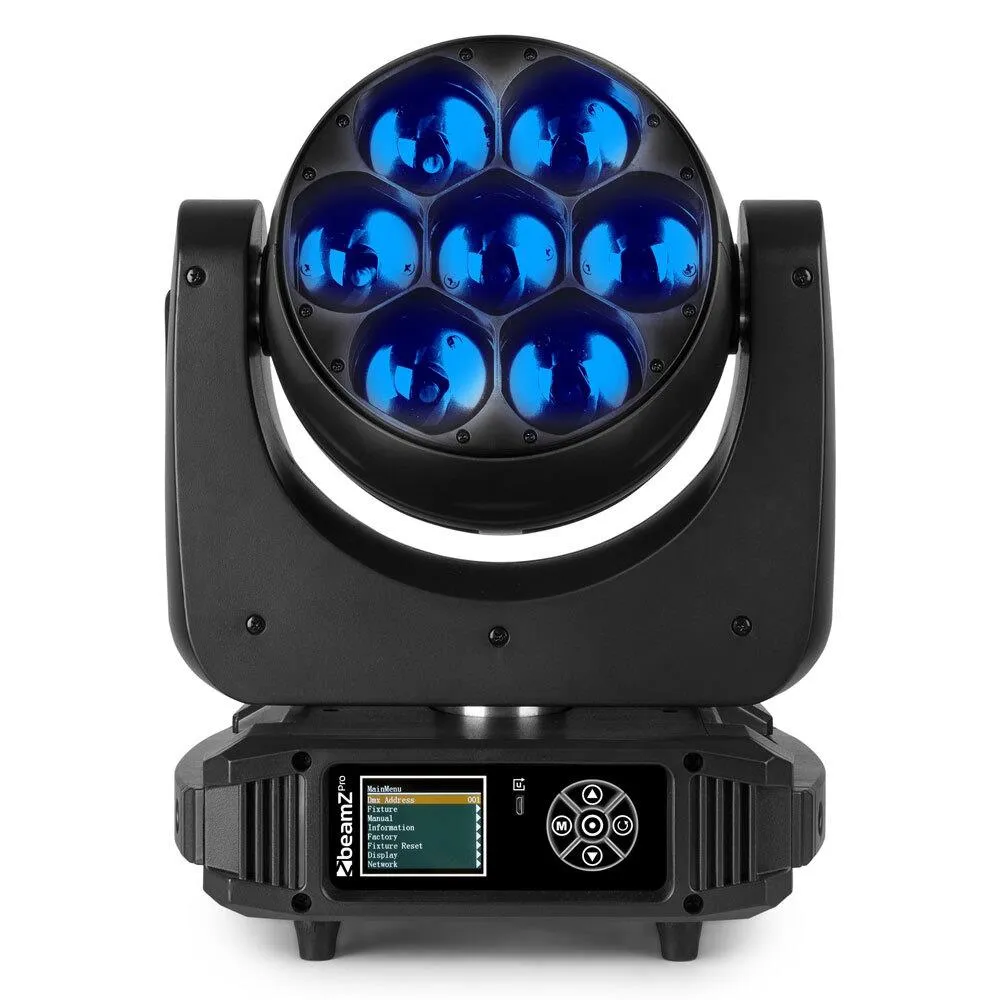 Beamz PRO MHL740 Moving Head Zoom 7x40W - Image 3