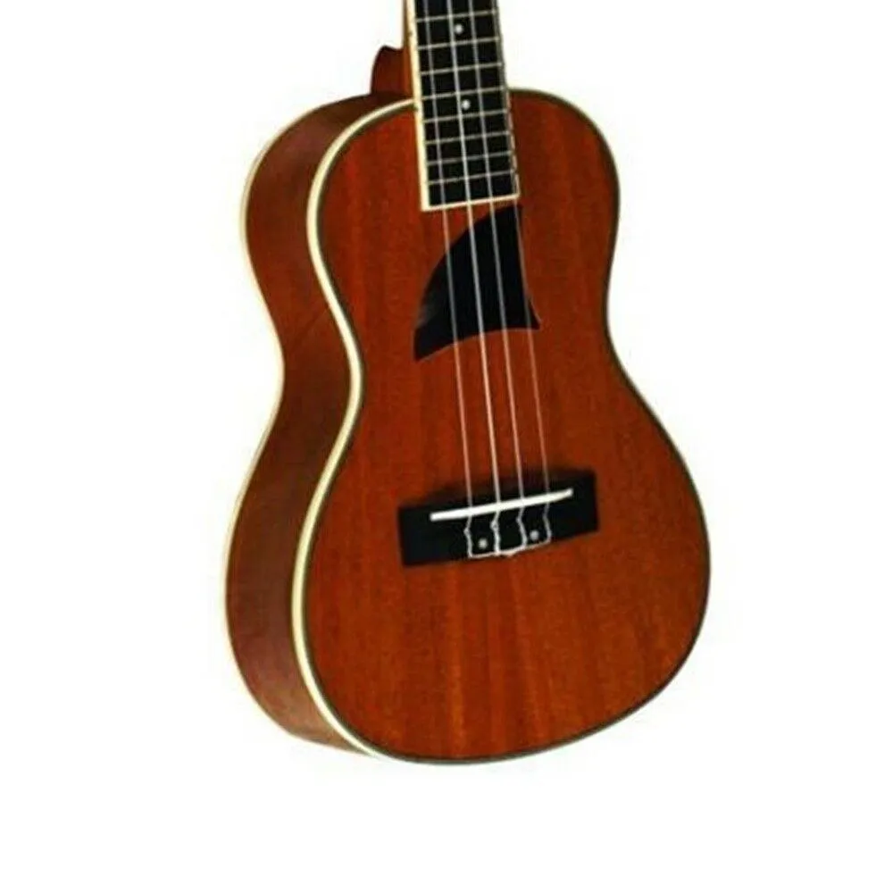 Eddy Finn Ukulele Soprano Mahogany Top Back + Sides Uke EF-7S Aquila Strings - Image 3
