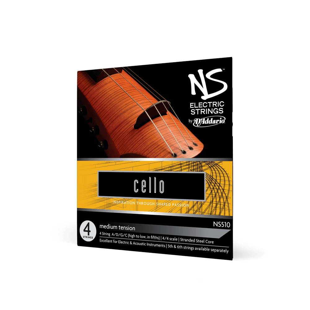 D'Addario NS Electric Cello String Set, 4/4 Scale, Medium Tension - Image 3