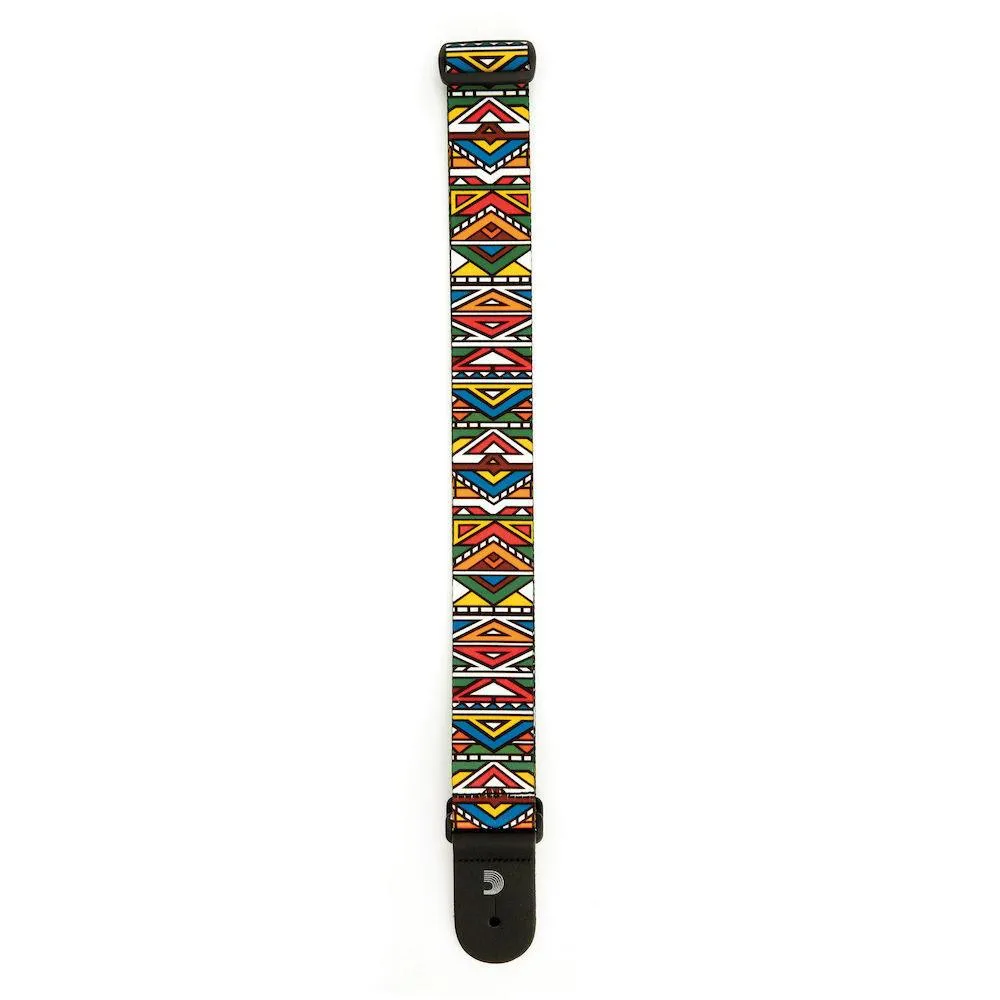 D'Addario Polyester Guitar Strap, Ndebele - Image 3
